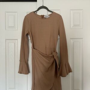 Hello Molly Beige Dress